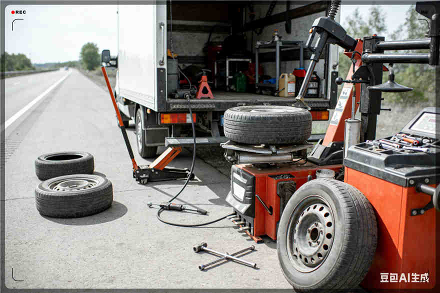 井陉矿道路救援汽车送机油